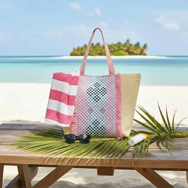 Image of ASIAN Tote Bag for Women | Stylish Office bag & Canvas Travel Handbag | Shopper and Shoulder Bag Lightweight Handbag with Multi Compartment | Travel, Office, Gym & Daily Use