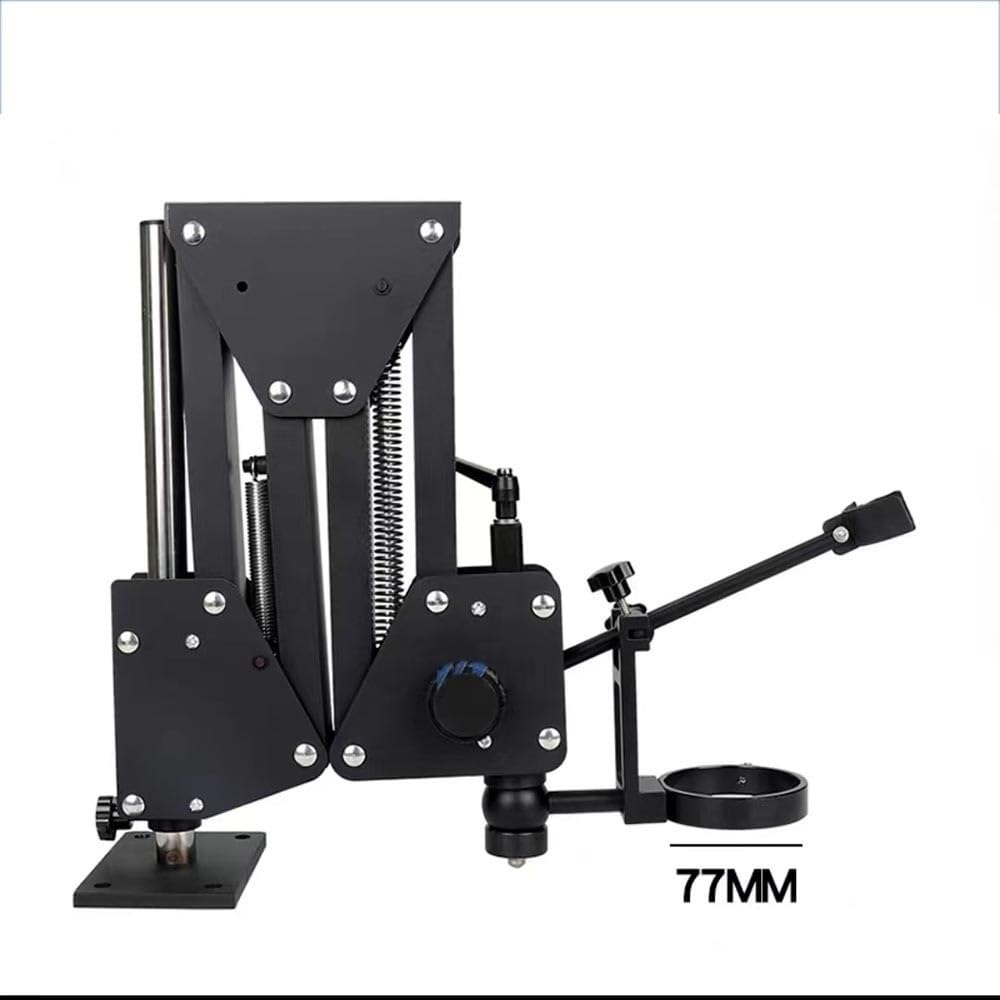 Microscope Stereo Microscope Stand for Jewelry Diamond Setting Tools(77mm Bracket Hole)