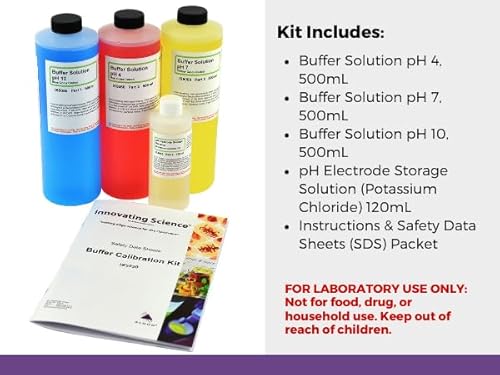 image for ALDON Innovating Science pH Calibration Solution 4.00, 7.00, 10.00 & p