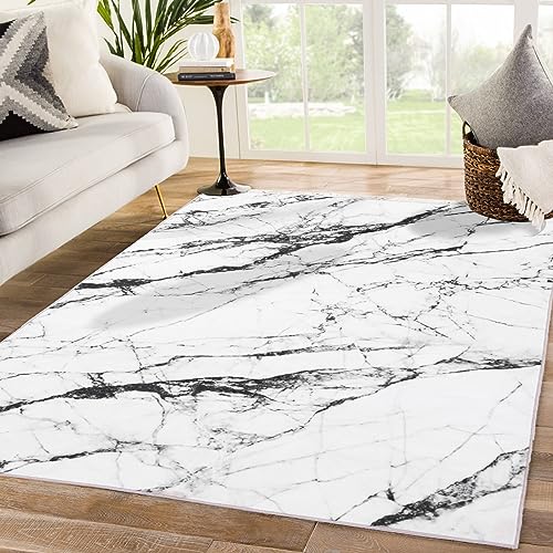 Tapete Asrug Polipropileno 91x61 cm Blanco Bajo Pelo miniatura 1
