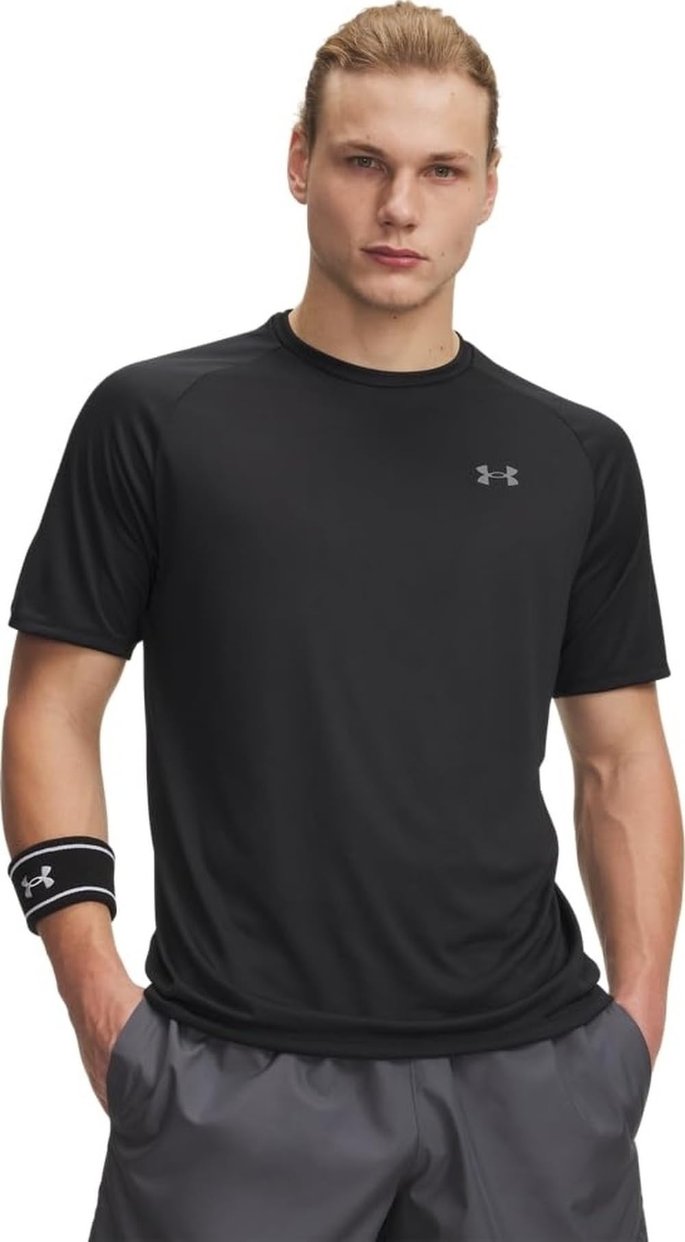 Under Armour Men's Black Tech™ 2.0 Short Sleeve / Graphite M