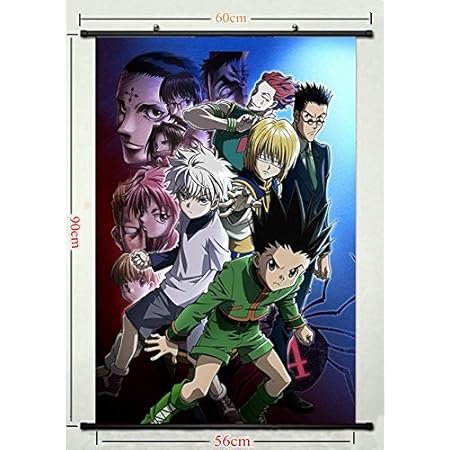 Amazon Com U Like Hunter X Hunter Anime Silk Fabric Scroll Poster Wall Scroll Hxh 33 Posters Prints