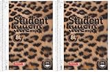 BRUNNEN Collegeblock Premium Student „Leopard“ | A4, Lineatur 28, 80 Blatt, braun/schwarz (Packung mit 2)