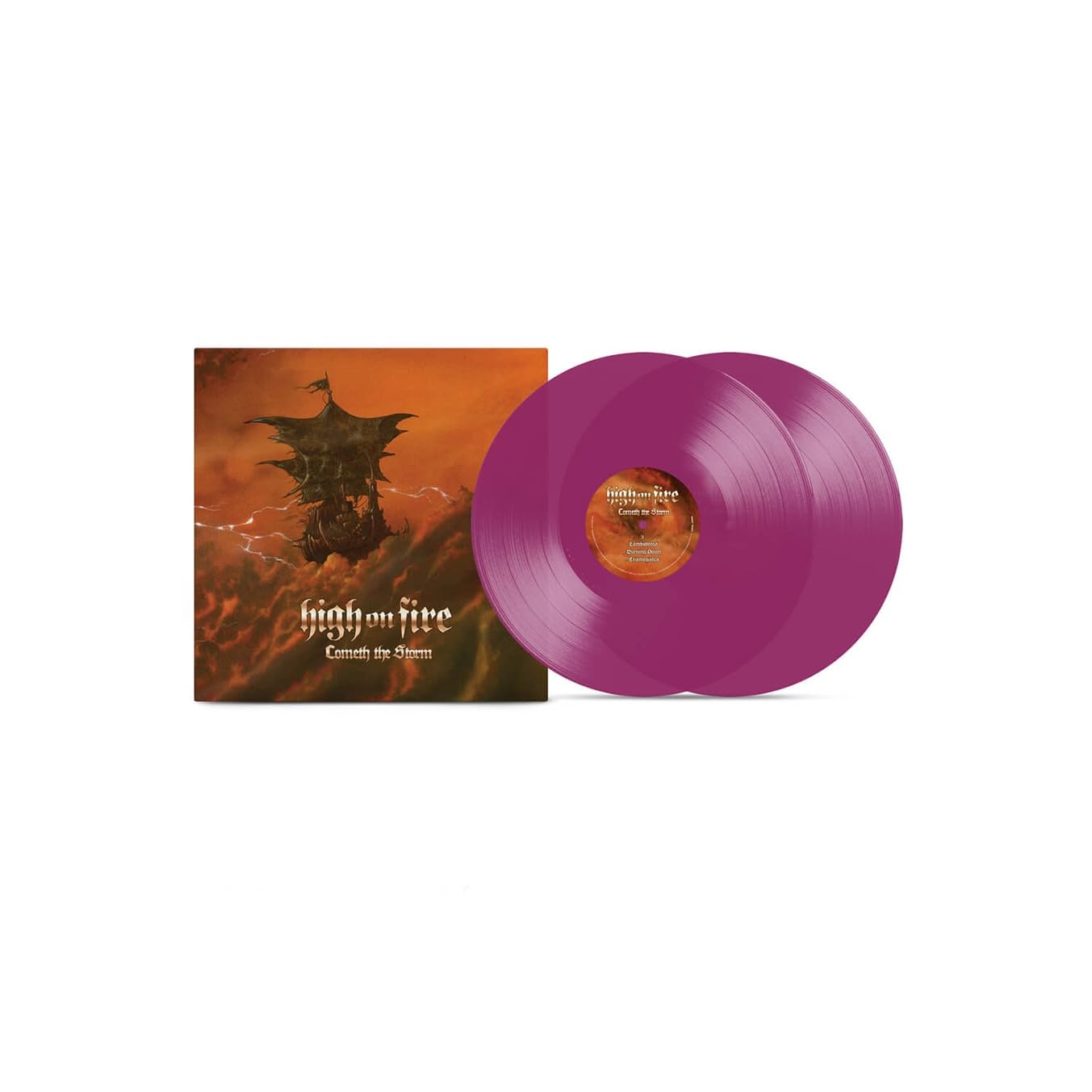 High on Fire 'Cometh The Storm' 2LP Grape Colour Vinyl NEW SEALED