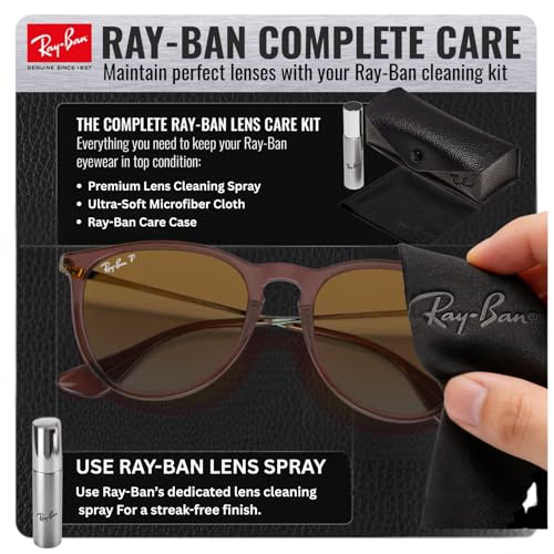 Image of Ray-Ban RB4171 ERIKA CLASSIC Phantos Shaped Sunglasses for Women with Official RAYBAN Eyewear Kit