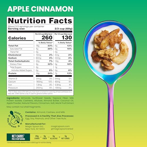 Image of Magic Spoon Apple Cinnamon High Protein Granola - Low Sugar, 3 Pack