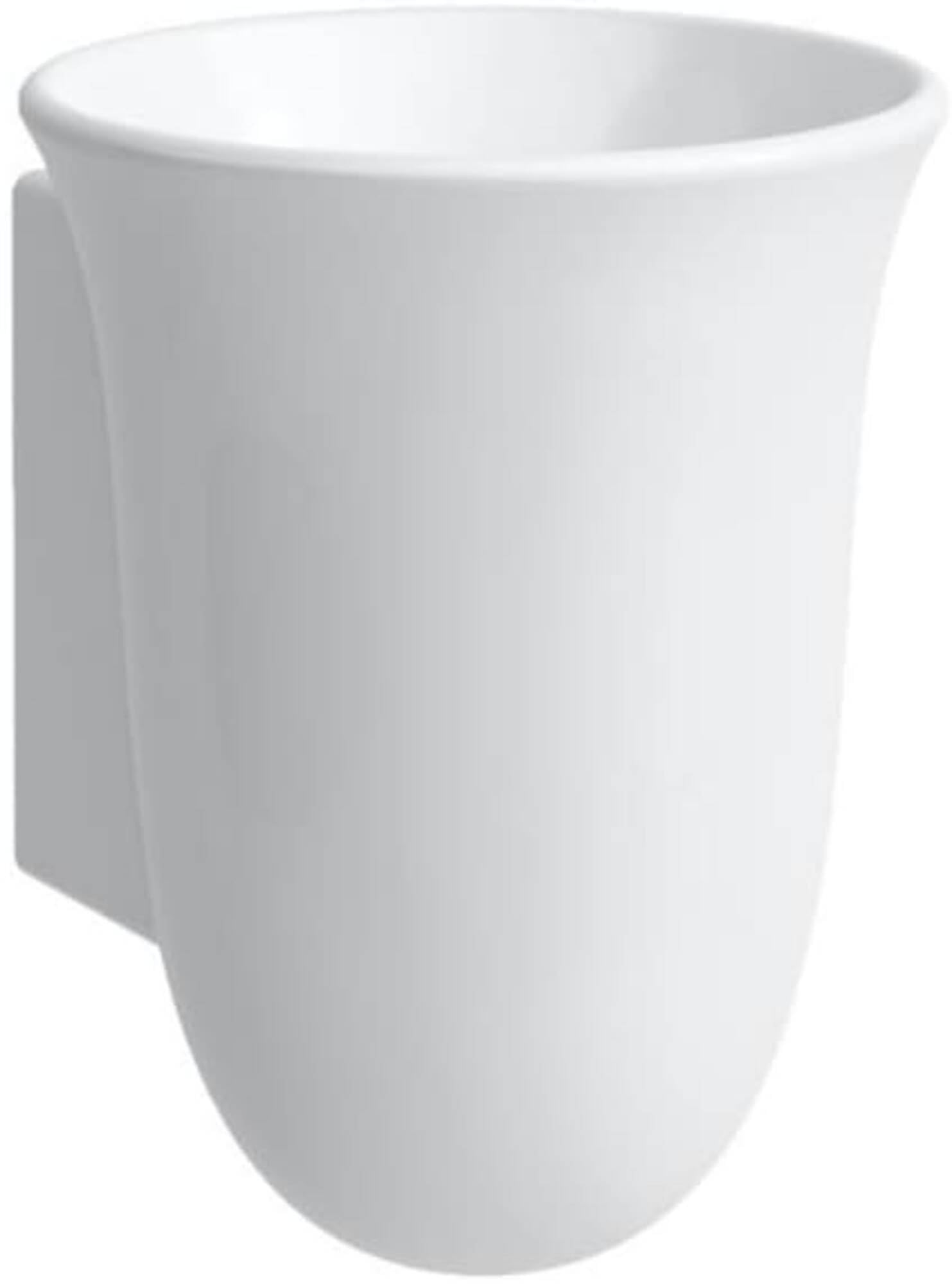 Laufen The New Classic portacepillos de Dientes, cerámica Zafiro, H8738547570001, Color: Nieve (Blanco Mate)