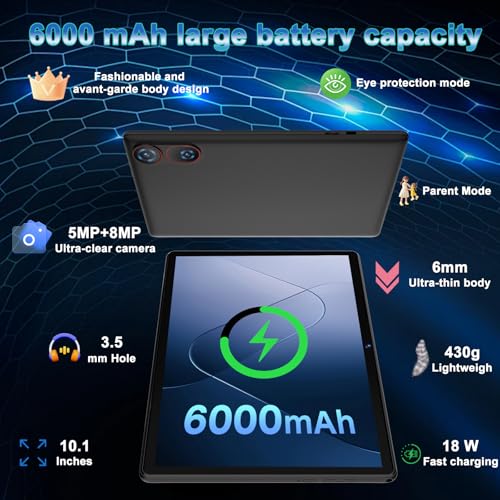 Tablet 10 Pollici Android 15 con 30 GB RAM+2TB ROM Espa...