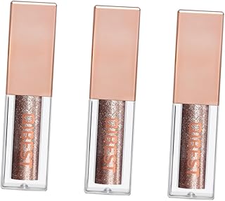 FOMIYES 3 Peças Delineadores Líquidos Com Glitter Sombras Para Os Olhos Delineadores Brilhantes Sombras Brilhantes Sombras Líquidas Com Glitter Sombra Perolada Brilho Em Pó Lantejoulas
