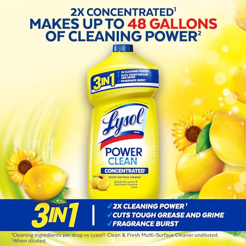 Lysol 019200825146 Power Clean Multi-Surface Cleaner thumb #3