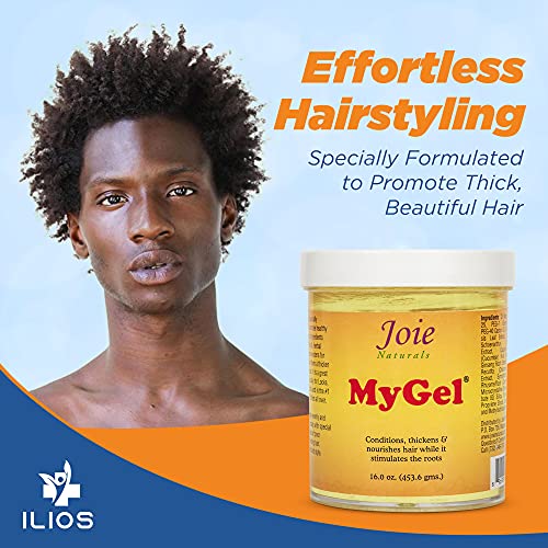 Joie Naturals My Gel Hair Gel Set With Styling Comb - Hair Styling Gel - Hair Gel For Women And Men - Moisturizing Formula Withwith Plant Oils And Herbal Extracts – Curly Hair Gel For Twists, Braids And Locks (16Oz, Regular Hold) #TOP5