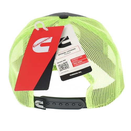 Image of Cummins Standard Trucker, Grey /Lime