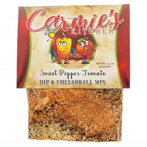 Carmie's Kitchen Sweet Pepper And Tomato Dip Mix, 1.4 Ounce