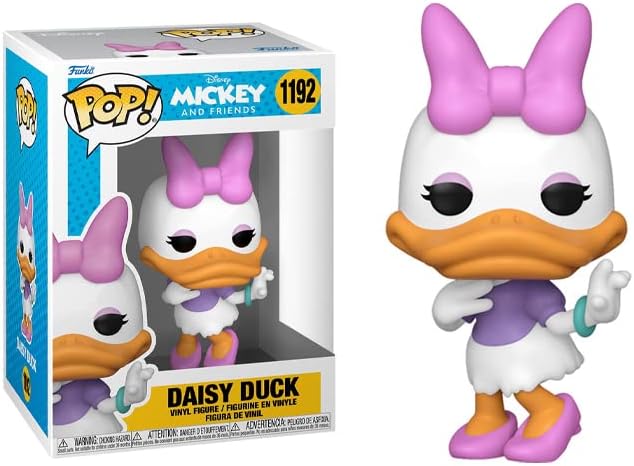 Miniatura 2 de POP Disney Classics Mickey and Friends - Figura de vinilo de Daisy Duck Funko (incluye funda protectora de caja compatible), multicolor, 3.75