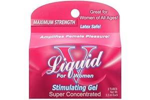 Liquid v, Female Stimulant Box of 3 Pillow Packs-(Package of 4)