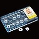 YO-HAPPY 10pcs / Box 2mm Dental Bunte Kristallzahn Modeschmuck Edelstein Dekor mit Box