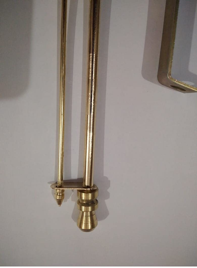AUTONEST Car Bonnet Dashboard Aluminium with Golden Metal Rod with Bracket for Tata Sumo 1