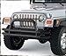 Smittybilt 3 Front Tube Bumper with Hoop (Black) - JB44-FT