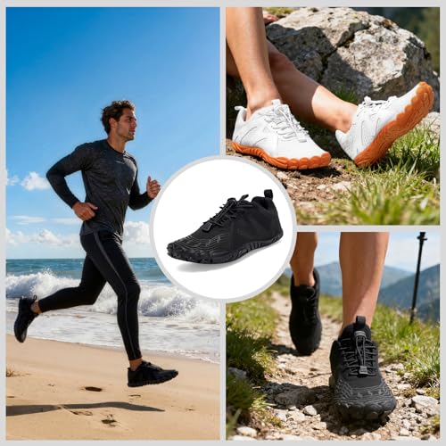 Image of ELETON Barefoot Shoes Women Men Footwear, Wide Toe Box Hiking Zero Drop Non-Slip Quick-Dry River Boat Pool Beach Water Shoes, Lightweight Swimming Running Walking Sneakers Unisex