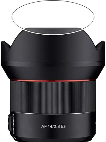 3 Pack Screen Protector Film, compatible with SAMYANG AF 14mm F2.8 F TPU Guard Not Tempered Glass Protectors