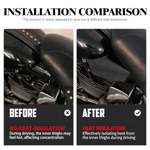Déflecteur d'air de moto haut de gamme, isolant Softail FLS FXS 2000-2017 - 6