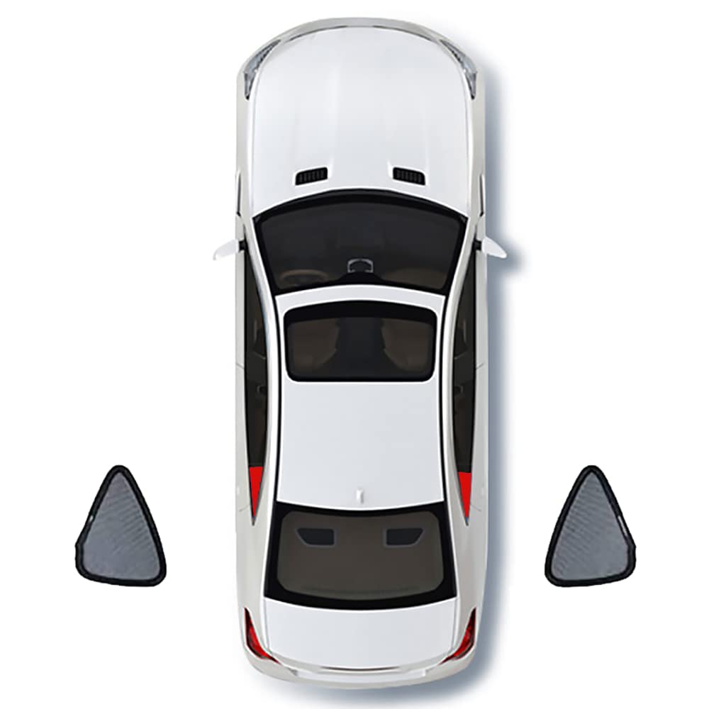 YZWNF Car Window Sunshade for Audi A6 ALLROAD C7 2018-2021 2022 2023 2024 2025 Half Shade Car Interior Curtain Stretchable Breathable Sunshade Screens