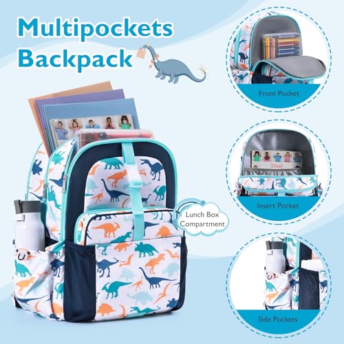 Image of mommore Kids Backpack Set Kindergarten School Bookbag for Boys Girls