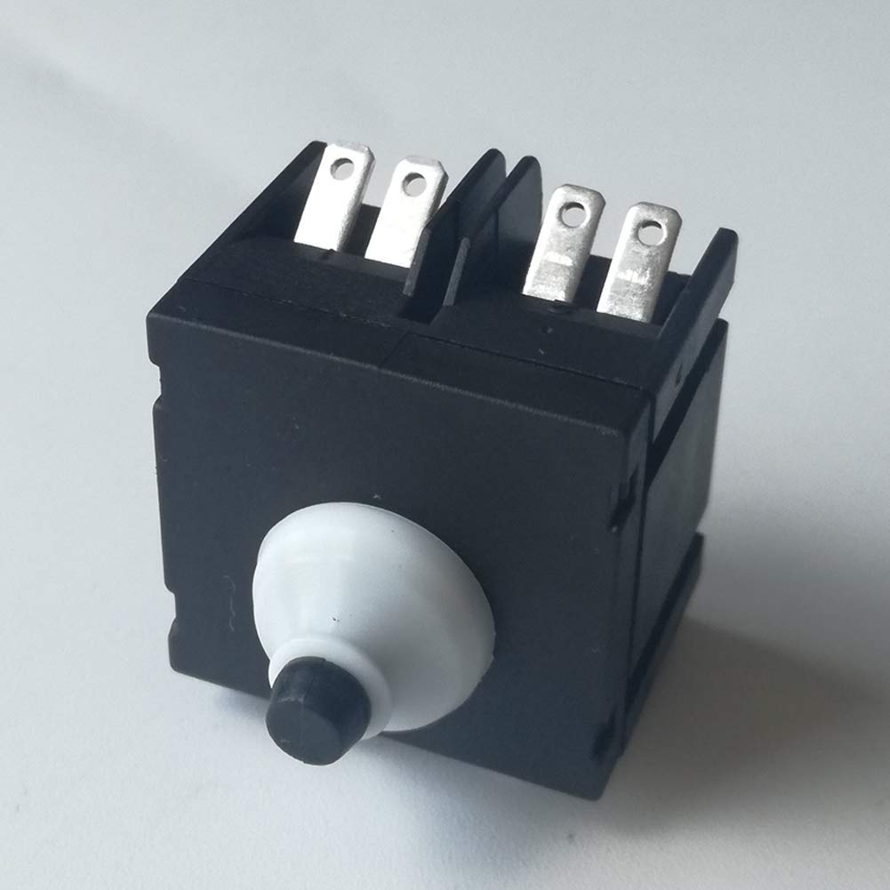 2Pcs KEDU HY28-72 Push Button Switch Electrical Tools Instantaneous Push Switch Dust-Proof Push-Key Switches for Angle Grinders Polishers etc. AC 127/250V 20/16/8A