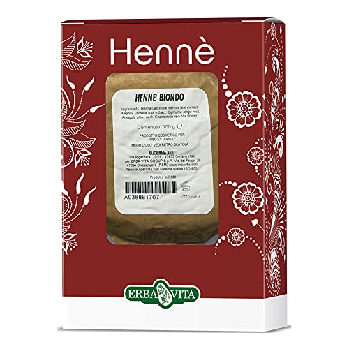 Hennè Color Capelli Biondo 100g Erbavita