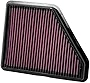 K&N Engine Air Filter: Reusable, Clean Every 75,000 Miles, Washable, Premium, Replacement Car Air Filter: Compatible with 2010-2017 Chevy/GMC (Equinox, Terrain), 33-2439