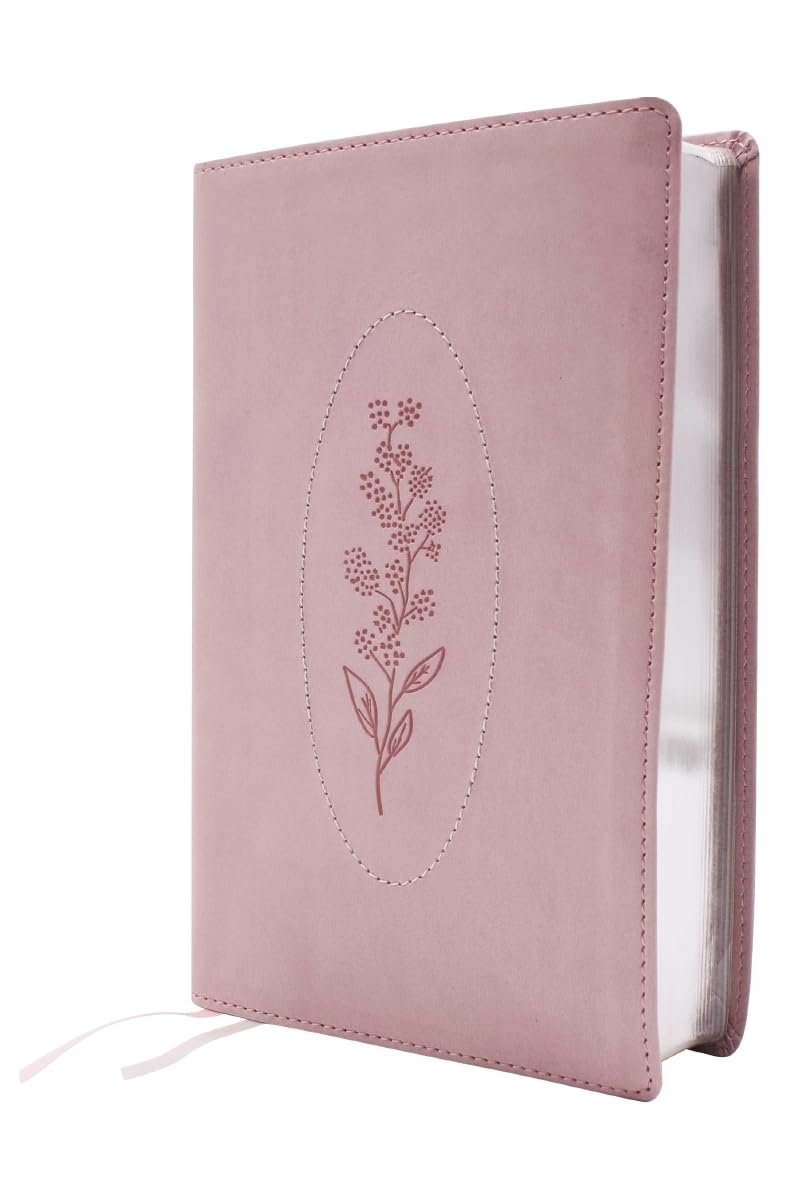 NIV, Spiritual Habits Bible, Leathersoft, Pink, Red Letter, Comfort Print: Learn to Live a Gospel-Centered Life