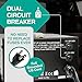 LiteFuze 3000 Watt Voltage Converter Transformer Step Up/Down - 110v to 220v / 220v to 110v Power Converter - Fully USA Grounded Cord - Universal Outlet Socket, CE Certified