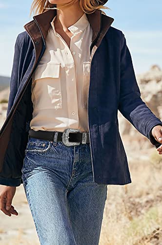 Women's Western CR Cowboy Belt - 1.1" Leather Country Belt for Fashion and Waist3