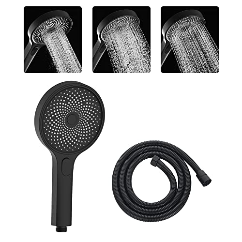 bath black showerhead