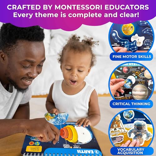 Image of Montessori Busy Book for Kids Ages 4-8 - My Preschool Toddler Busy Book 3-5