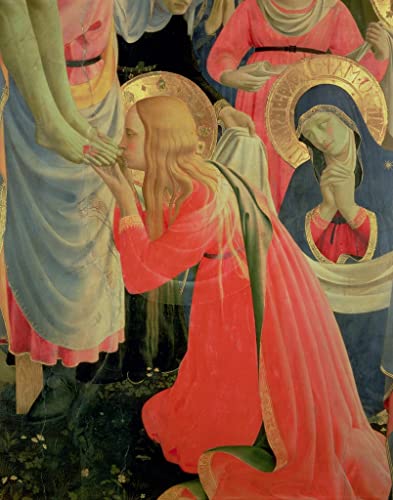 Tableaux Graffiti Art de Santa Trinita par Fra Angelico, impression sur papier 60x90cm