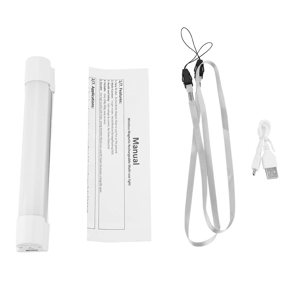 Lámpara LED portátil recargable de emergencia para acampada iluminación interior para senderismo al aire libre