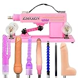 ZMOZN Automatic Sex Machine Adult Sex Toys Thrusting Dildo Machine with 3 XLR Connector Fucking Machine 6 Attachments for Women Hands-Free Love Machine Lifelike Dildo