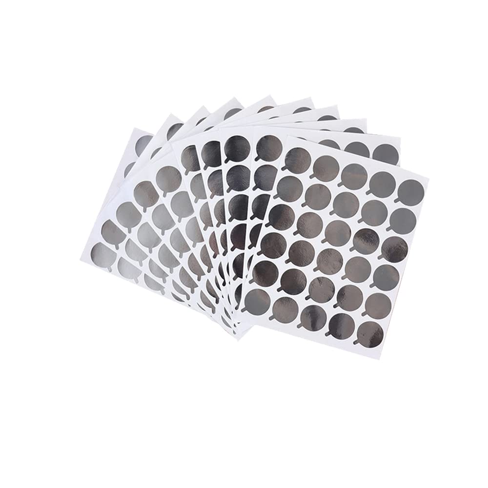 300Pcs Disposable Eyelash Glue Holder Foil Pallet Eyelash Extension Glue Pads Lashes Stickers