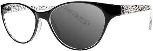 Miniatura 1 de Gafas de sol de lectura multifocal multifocal de transición de ojo de gato de gran tamaño para mujer