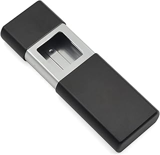 携帯灰皿 灰皿 携帯灰皿 大容量 灰皿 密閉 耐湿防圧 軽量 頑丈 アルミ 伸縮式 アウトドア 小物いれ 携帯型 応急処置 (ブラック)