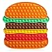 VOFOLEN Gigantesco Pop Push It Gigante Bubble Sensoriale Fidget Giocattolo,Grande Push Antistress Arcobaleno Spremere Silenzioso Aula Allenamento Logico Giocattoli per Bambini,Hamburger