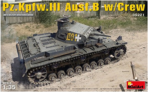 Maquette Panzer III Ausf.B Mini Art 35221 échelle 1:35, kit plastique complet non peint