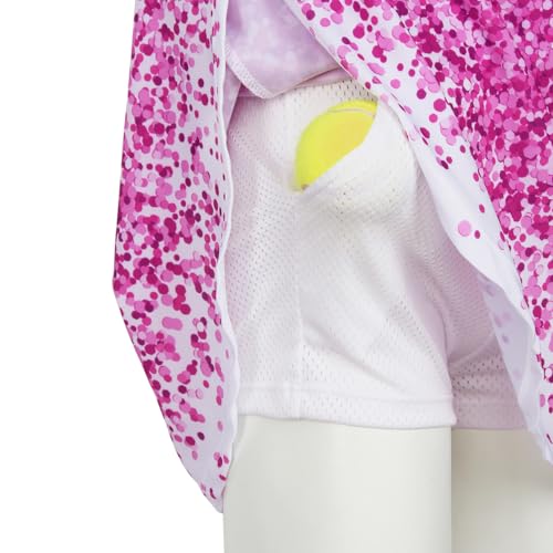 JESKIDS Pleated Skirts Girls' Tennis Skirts Golf Skort Athletic Dance Running School Sport Skirts with Shorts4