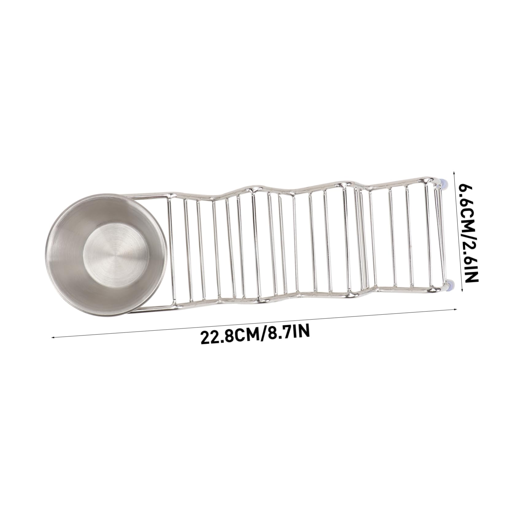 LALADEFIEE Sturdy Stainless Taco Rack Pancake Stand Mexican Crepes Holder Frying Cake Display Stand