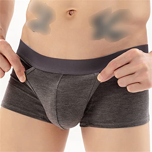 JEShifangjiusu Men'S Underwear Boxer Briefs 3 Pack Cotton Comfort Soft Boxer Brief Moisture-Wicking Breathable, Multipack2