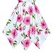Sunny Fashion Girls Dress Rose Flower Hanky Hem Princess Size 10