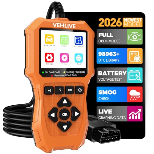 VEHLIVE OBD2 Scanner Diagnostic Tool, Check Engine Light Car Code