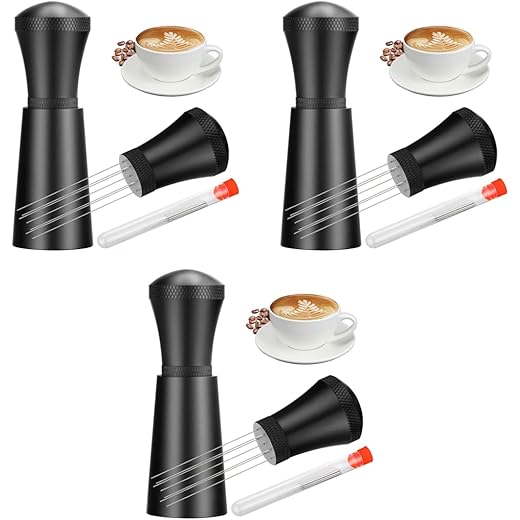 Supvox? Espresso Coffee Stirrer Pin Tamper with 51PCS Detachable Needles Ground Fine for Making