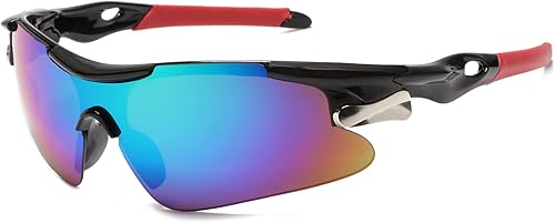 Polarized Sports Sunglasses Cycling Glasses UV 400 Protection Sunglasses for Mens Womens